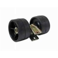 Ensemble de galet diam 140mm se fixe sur chandelle 40x40