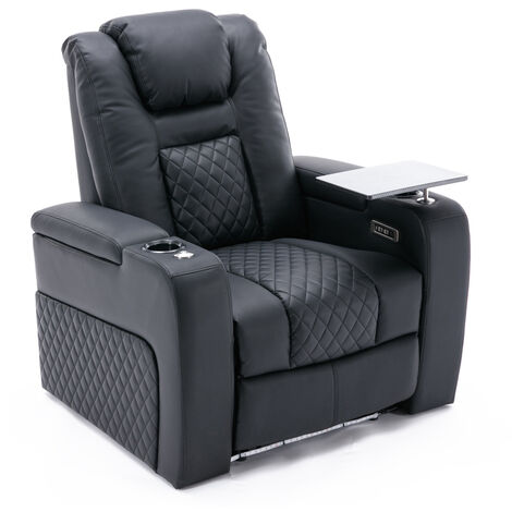 BROADWAY CINEMA CHAIR BLACK WITH TRAY