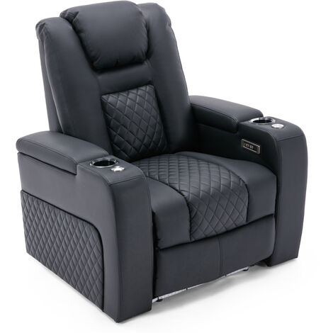 BROADWAY CINEMA RECLINER ELECTRIC CHAIR BLACK (1/5)