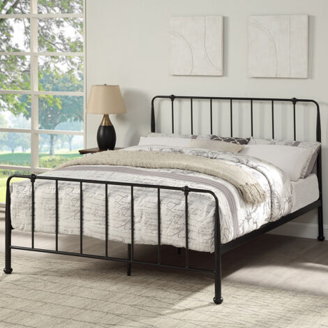 Hitchin Black Metal Industrial Bed Frame (1/5)