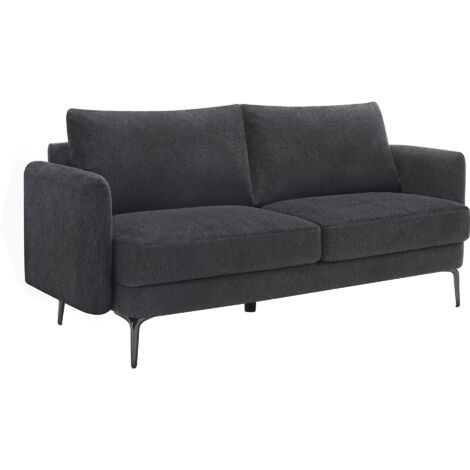 SOFIA MODERN SCANDI STYLE FABRIC LIVING ROOM 3 SEATER SOFA