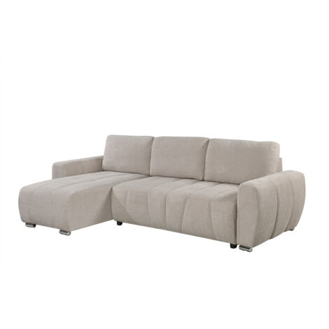 VIENNA FABRIC PULL OUT FOLDING 3 SEATER CORNER SOFA BED (1/5)