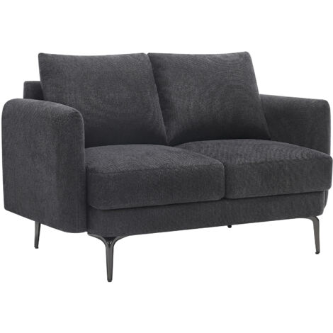 SOFIA MODERN SCANDI STYLE FABRIC LIVING ROOM 2 SEATER SOFA (1/5)