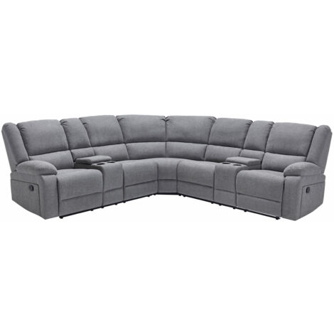 PRAGA CORNER FABRIC RECLINER SOFA