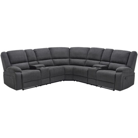 PRAGA CORNER FABRIC RECLINER SOFA