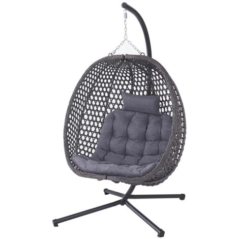 COMO HANGING RATTAN EGG CHAIR