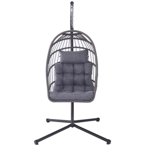 TAHITI HANGING RATTAN EGG CHAIR