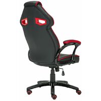 GTFORCE ROADSTER I RED BLACK SPORT RACING CAR OFFICE CHAIR LEATHER GAMING DESK