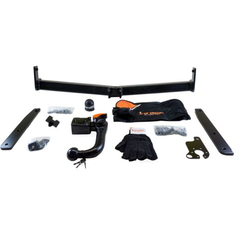 Attelage rotule démontable Aragon + faisceau Trail-Tec universel 7 broches - VW GOLF VIII (1/2)