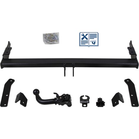 Attelage - Renault TRAFIC II Camionnette - 05/03-10/06 - rotule démontable - AUTO-HAK - Faisceau spécifique 7 broches (1/2)