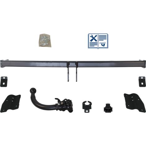 Attelage rotule démontable AUTO-HAK + faisceau Trail-Tec spécifique 7 broches - KIA CARENS IV (1/2)