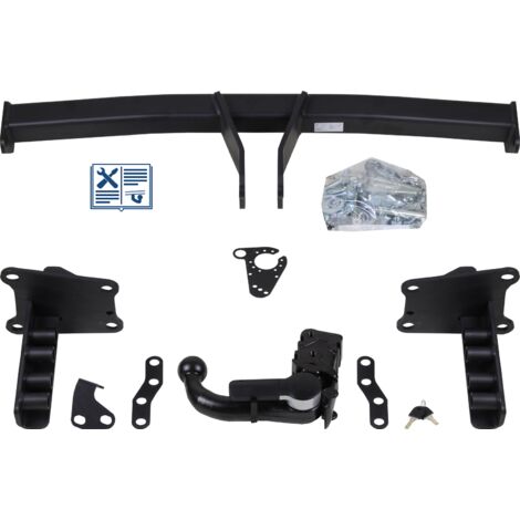 Attelage rotule démontable GDW + faisceau ECS spécifique 7 broches - JAGUAR E-PACE (1/2)