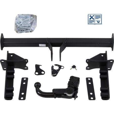Attelage rotule démontable GDW + faisceau ECS spécifique 7 broches - LAND ROVER RANGE ROVER VELAR (1/2)