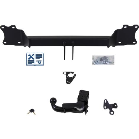 Attelage rotule démontable GDW + faisceau Trail-Tec spécifique 7 broches - PORSCHE CAYENNE (1/2)