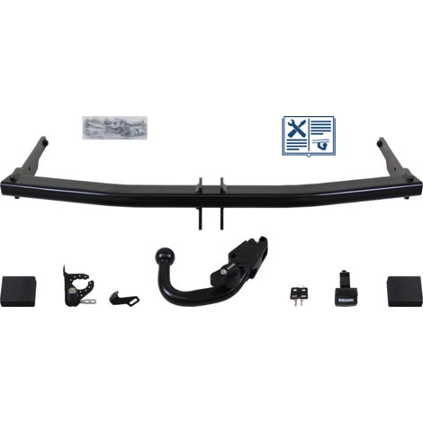 Attelage rotule démontable Brink + faisceau Trail-Tec spécifique 7 broches - VW TOURAN (1/2)