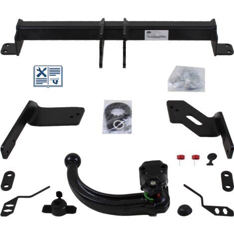 Attelage - Fiat 500 - 12/09-12/99 - rotule démontable - Westfalia - Faisceau universel 7 broches (1/2)