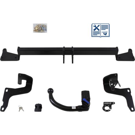 Attelage rotule démontable AUTO-HAK + faisceau Trail-Tec spécifique 7 broches - PEUGEOT 308 II (1/2)