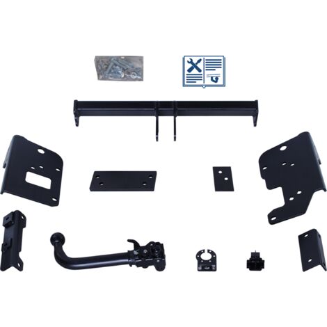 Attelage rotule démontable AUTO-HAK + faisceau ECS spécifique 7 broches - KIA SPORTAGE II (1/2)