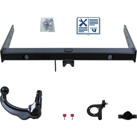 Attelage rotule démontable Oris + faisceau ECS spécifique 7 broches - VW TRANSPORTER T6 Camionnette (1/2)