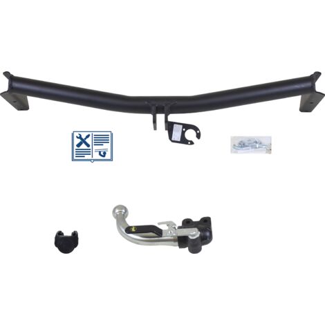 Attelage - Volkswagen GOLF III Cabriolet - 07/93-05/98 - rotule démontable - GDW - Faisceau universel 7 broches (1/2)
