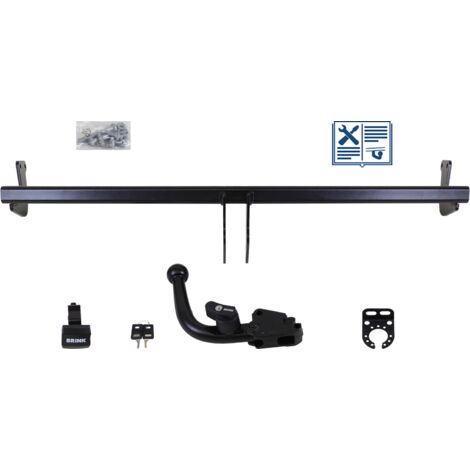 Attelage rotule démontable Brink + faisceau Trail-Tec spécifique 7 broches - DS DS 3 (1/2)