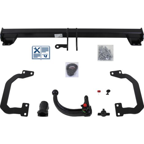 Attelage rotule démontable Westfalia + faisceau Trail-Tec spécifique 7 broches - PEUGEOT 407 SW (1/2)