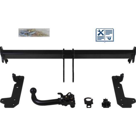 Attelage rotule démontable AUTO-HAK + faisceau ECS spécifique 7 broches - FORD USA EDGE (1/2)