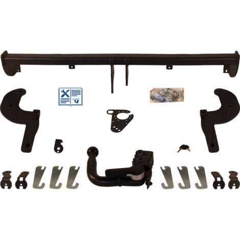 Attelage rotule démontable GDW + faisceau ECS spécifique 13 broches - RENAULT CAPTUR II (1/2)