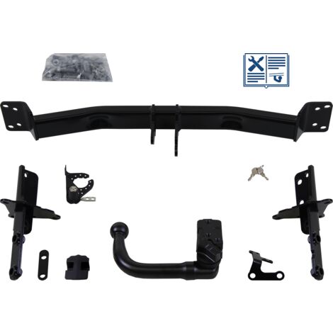 Attelage rotule démontable Brink + faisceau Trail-Tec spécifique 13 broches - FIAT 500X (1/2)