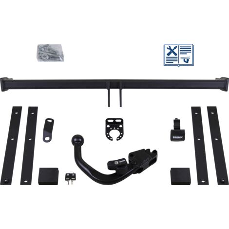Attelage rotule démontable Brink + faisceau Trail-Tec spécifique 7 broches - SKODA RAPID Spaceback (1/2)