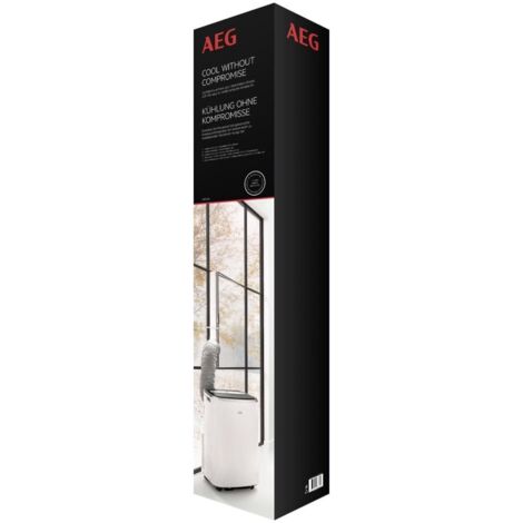 Adaptateur Tuyau Climatiseur Portable 15 Cm - Pour Portes Battantes Et Coulissantes, En PVC, Gris