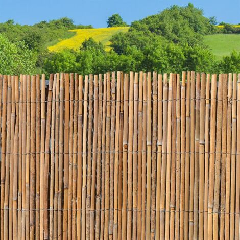 UNUS Flache Bambus-Sichtschutzmatte  Natrlicher Sicht- & Windschutz Fr  Garten, Balkon Und Terrasse