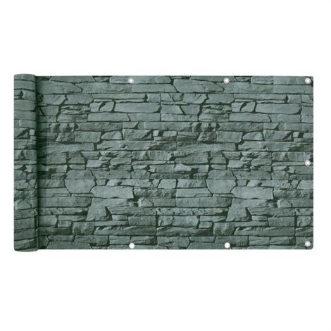 Balkon Sichtschutz Netz, 145x850cm – Dunkelgrün, Wind- Und Blickdicht, Einfach Montieren