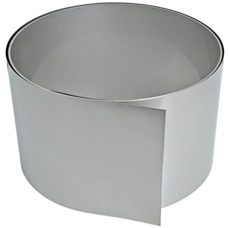 Rasenkante Metall Beeteinfassung Verzinkt Schnecken Abwehr Wurzelstop Mähkante E - Foto 5