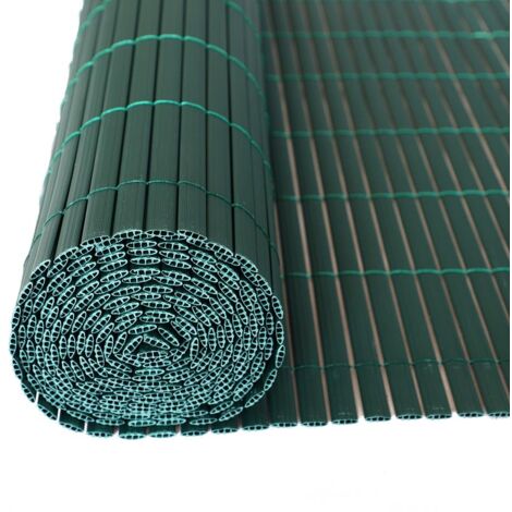 Sichtschutzmatte Sichtschutzzaun Sichtschutz Windschutz PVC Zaun Balkon Garten Grün / 0,90 x 4 m
