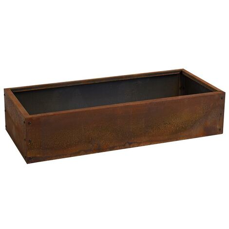 Beeteinfassung Beetumrandung Hochbeet 115x50x25 cm Edelrost Rost Cortenstahl