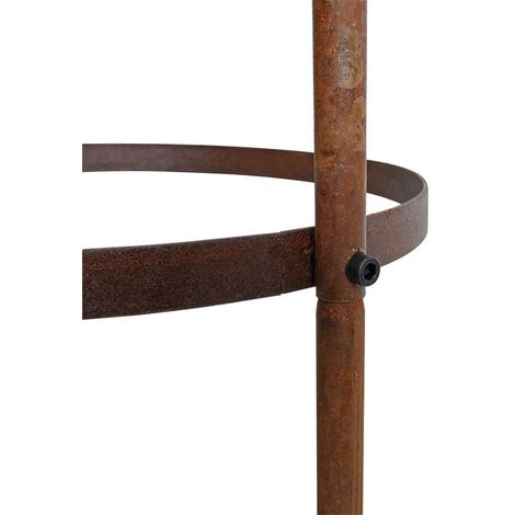 Rankhilfe Ranksäule Rankgitter 200cm Edel-Rost Rankobelisk Rosenturm ...