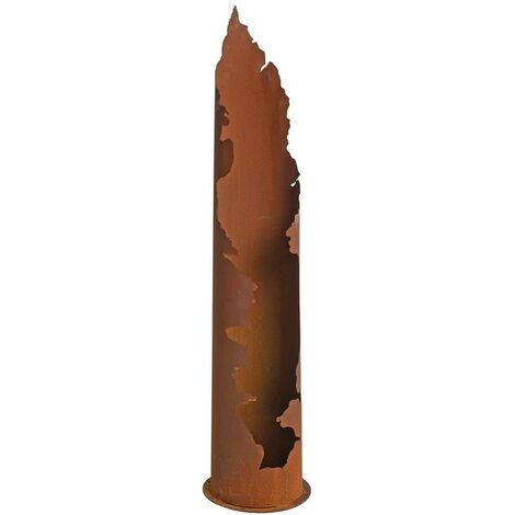 Dekosäule Rostsäule Gartendeko 120 / 150 cm Edelrost Säule Pflanzsäule Rost 120 cm