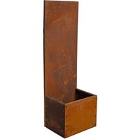 Sichtschutz Rost Metall Gartenzaun 150x50cm Hochbeet Sichtschutzwand Edelrost