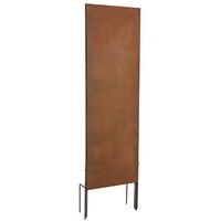 Metall Gartenzaun Sichtschutzwand 150 cm Edelrost Sichtschutz-Element Rost Deko