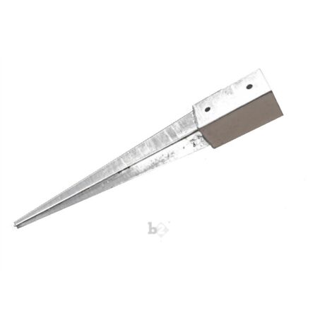 Pfostenträger Pfostenhülse Einschlagbodenhülse verzinkt 121x121x900 mm