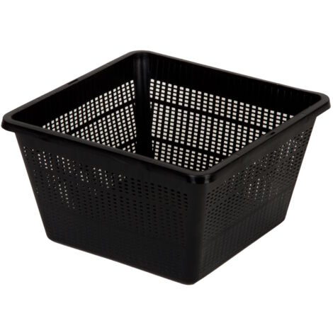 Velda Pflanzkorb PLANTMAND Kunststoff schwarz eckig 35 x 35 x 26 cm 141006