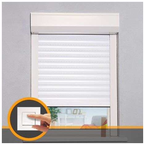 Volet Roulant H120 cm x L100 cm ALU Electrique Filaire