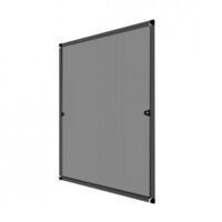 Volet Moustiquaire – Moustiquaire fixe alu 150 cm x 150 cm – Protection anti-insectes amovible – Installation sans perçage – Dimensions adaptées pour fenêtres standardisées