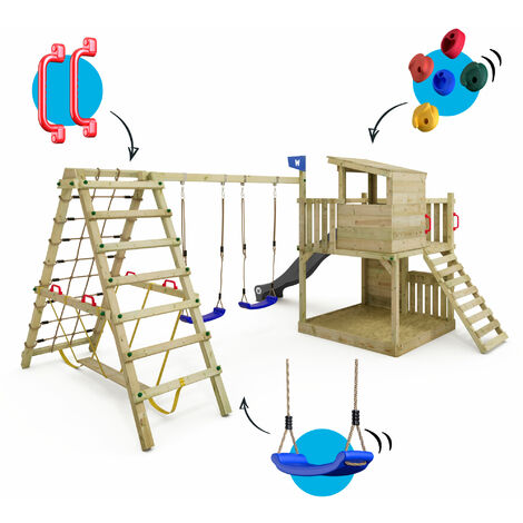 Spielplatz-Haltegriff 1 Paar – Rutschfester Plastik-Griff Für Klettergerüst, Baumhaus & Kinder-Kletterwand (rot, Ca. 25 Cm)