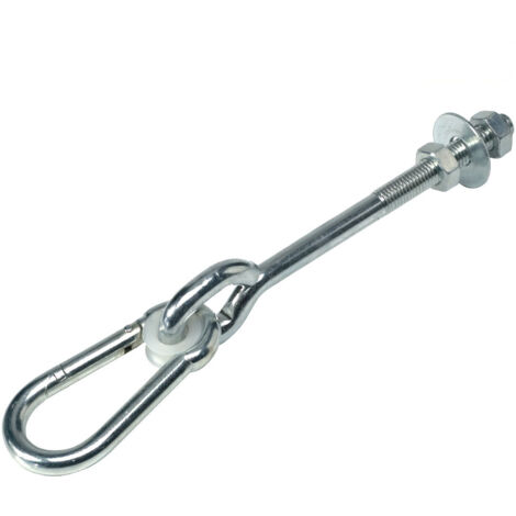 Schaukelschelle für Vierkantpfosten 9 x 9 cm mit Karabiner