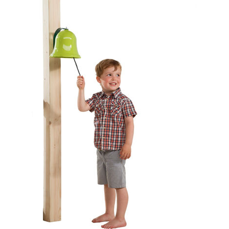 Wickey Spielturm-Spielzeugset Glocke Zubehör – Kreativer Klang für Spieltürme und Abenteuerwelten, Extrem witterungsbeständig