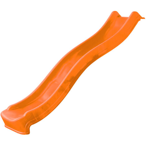 Wickey Toboggan Flow Toboggan 220 cm : Haute qualité et sécurité pour les enfants en quête d'aventure, Poids maximal de l'utilisateur 50 kg, Extrêmement résistant aux intempéries, Raccord d'eau inclus