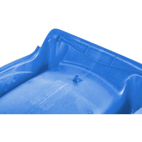 Wickey Toboggan Flow Toboggan 220 cm : Haute qualité et sécurité pour les enfants en quête d'aventure, Poids maximal de l'utilisateur 50 kg, Extrêmement résistant aux intempéries, Raccord d'eau inclus