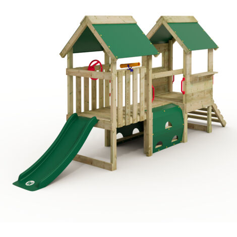 Wickey Aire de jeux My First Playground 2 pour jeunes enfants - vert